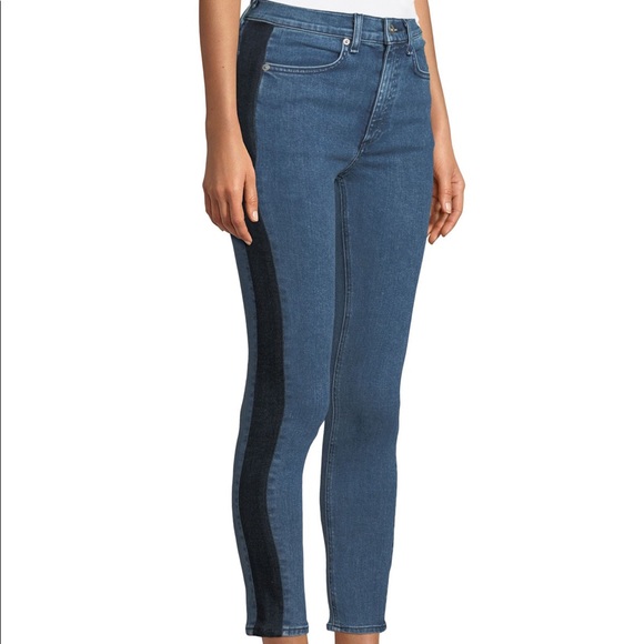 rag and bone mazie jean with side stripe - Picture 1 of 5